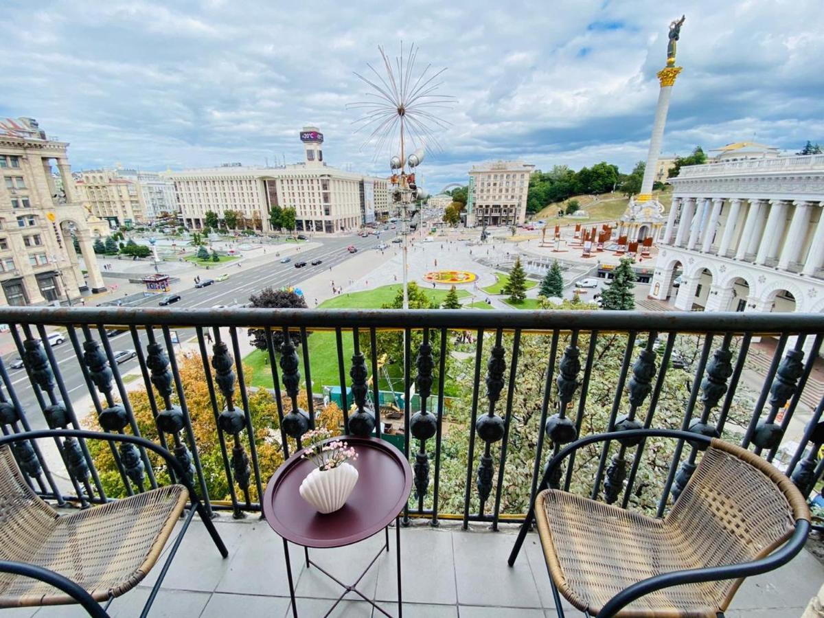 Amazing View Of Independence Square Leilighet Kiev Eksteriør bilde