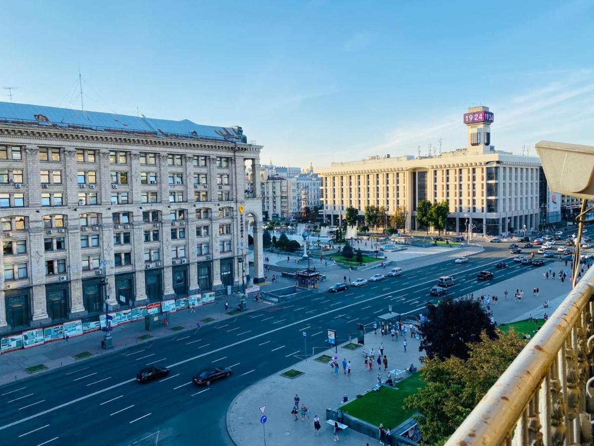 Amazing View Of Independence Square Leilighet Kiev Eksteriør bilde