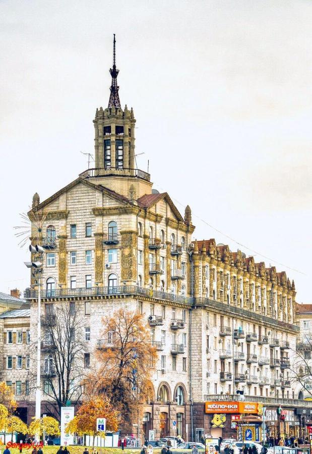 Amazing View Of Independence Square Leilighet Kiev Eksteriør bilde